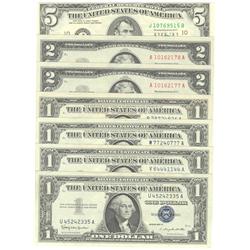 Lot of 17 USA Banknotes including 1976 specials