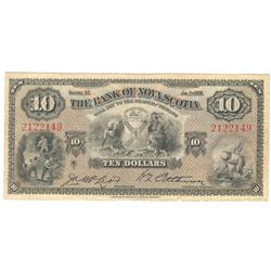 1935  Ten Dollars The Bank of Nova Scotia, VF, 550-36-04