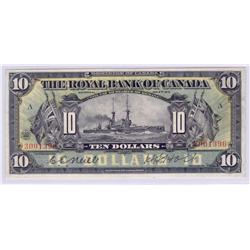 1913  Ten Dollars  Royal Bank of Canada, BCS VF-20, CH 630-12-08