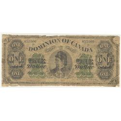 1878  One Dollar  Payable at Montreal, DC-8e, Good