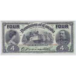 1902  Four Dollars, DC-17b, PMG VF-20