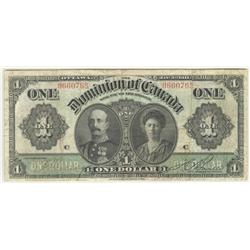 1911  One Dollar, DC-18d, Fine+