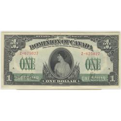1917  One Dollar, DC-23b, CCGS UNC-60
