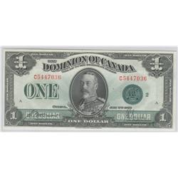 1923  One Dollar, DC-25j, BCS UNC-64