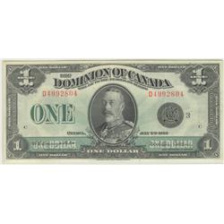 1923  One Dollar, DC-25n, CCGS VF-30