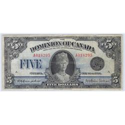 1924  Five Dollars, DC-27, PMG F-15