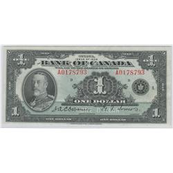 1935  One Dollar English, BC-1, BCS VF-20, Osborne Towers, Letter D, serial A0178793.