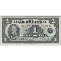 1935  One Dollar English, BC-1, BCS EF-45, Osborne Towers, Letter D, serial A7175982.