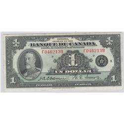 1935  One Dollar French, BC-2, BCS VF-25, Osborne Towers, Letter D, serial F0462139.