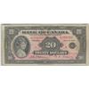 Image 1 : 1935  Twenty Dollars English, BC-9a, CCGS F-18; Small Seal, Small Seal, serial A204380.