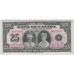 1935  Twenty Five Dollars English, BC-11, BCS F-15, A015854.