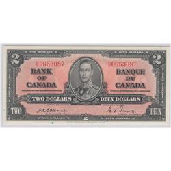 1937  Two Dollars, BC-22a, BCS UNC-60, Osborne Towers, serial B/B0653087.