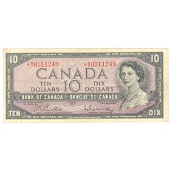 1954  Ten Dollars  Replacement  Modified, BC-40bA, VF, *B/V0311249.