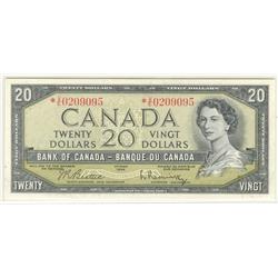 1954  Twenty Dollars  Replacement  Modified, BC-41bA, EF, *V/E0209095.