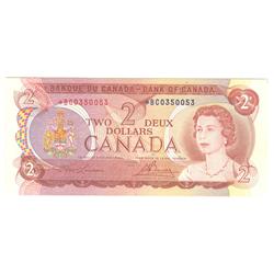 1974  Two Dollars  Replacement, BC-47aA, Gem UNC,*BC0350053 below 0.5M.