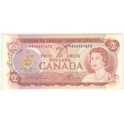 1974  Two Dollars Replacement, BC-47aA, GEM UNC, *BX6351672.