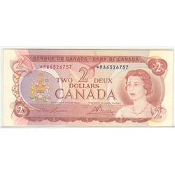 1974  Two Dollars Replacement, BC-47aA, AU, *RA6526757.