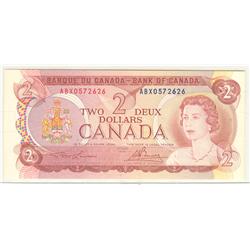 1974  Two Dollars  Replacement, BC-47aA-i, GEM UNC, ABX0572626.