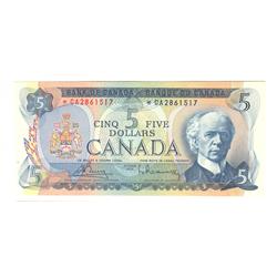 1972  Five Dollars  Replacement, BC-48aA, Choice UNC, *CA2861517.