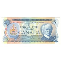 1972  Five Dollars  Replacement, BC-48aA, GEM UNC, *CD3006152.