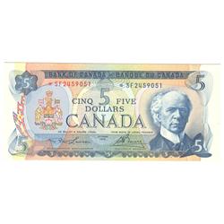 1972  Five Dollars  Replacement, BC-48bA, GEM UNC, *SF2459051.