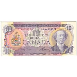 1971  Ten Dollars Changeover, BC-49c, UNC, serial DX6653577.