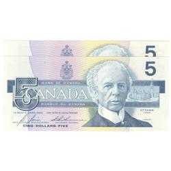 1986  Five Dollars  2 consecutive Replacement, BC-56cA, GEM UNC