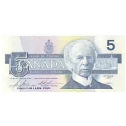 1986  Five Dollars  Replacement, BC-56cA-i, GEM UNC