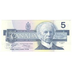 1986  Five Dollars  Replacement, BC-56eA-i, GEM UNC