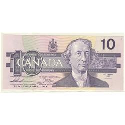 1989  Ten Dollars  Changeover, BC-57a, UNC