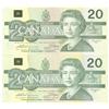 Image 1 : 1991  Twenty Dollars  2 Replacement, BC-58aA, UNC