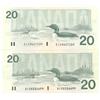 Image 2 : 1991  Twenty Dollars  2 Replacement, BC-58aA, UNC