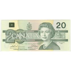 1991  Twenty Dollars  Replacement, BC-58aA, GEM UNC