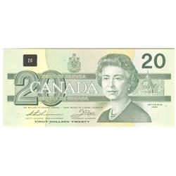 1991  Twenty Dollars  Replacement, BC-58aA-i, GEM UNC