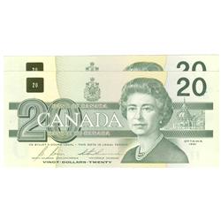 1991  Twenty Dollars  with BPN, BC-58b, GEM UNC