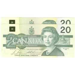 1991  Twenty Dollars, BC-58b-i, GEM UNC