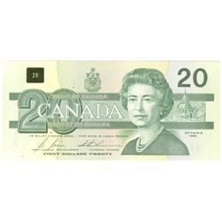 1991  Twenty Dollars  Replacement, BC-58bA-i, GEM UNC