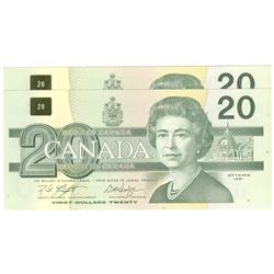 1991  Twenty Dollars, BC-58d, GEM UNC