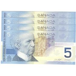 2003  Five Dollars 4 Consecutive Replacement, BC-62aA-i, GEM UN