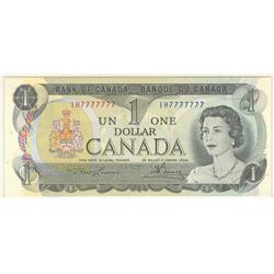 1973  One Dollars  Solid Radar, BC-46a IH7777777