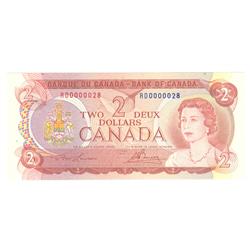 1974  Two Dollars  Low Number, BC-47a