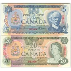 1979  Five & Twenty Dollars Specimen
