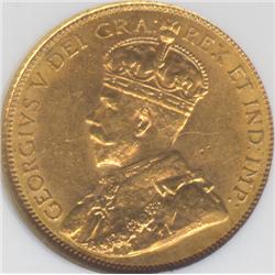 1912, 5 Dollars, graded NGC MS-62.