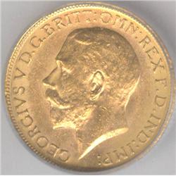 1918C, Sovereign, graded ICG MS-62.