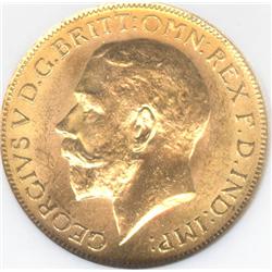 1919C, Sovereign, graded NGC MS-63.