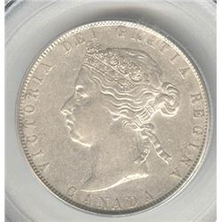 50 Cents 1898, graded PCGS EF-45.