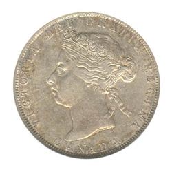 50 Cents 1898, graded ANACS AU-50.