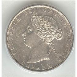 50 Cents 1898, graded ACG AU-53.