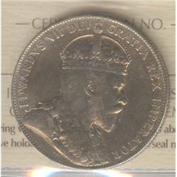 50 Cents 1905, graded ICCS VF-30; Cleaned.