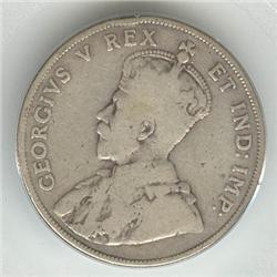 50 Cents 1911, graded ACG F-12.